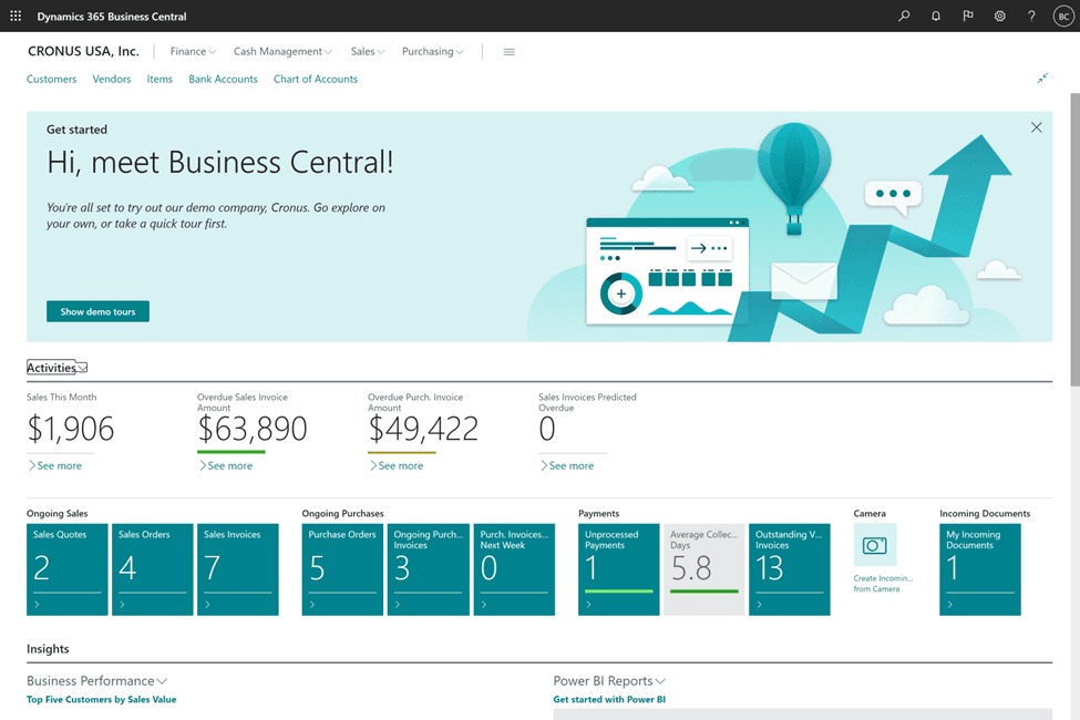 Microsoft Dynamics 365 Business Central